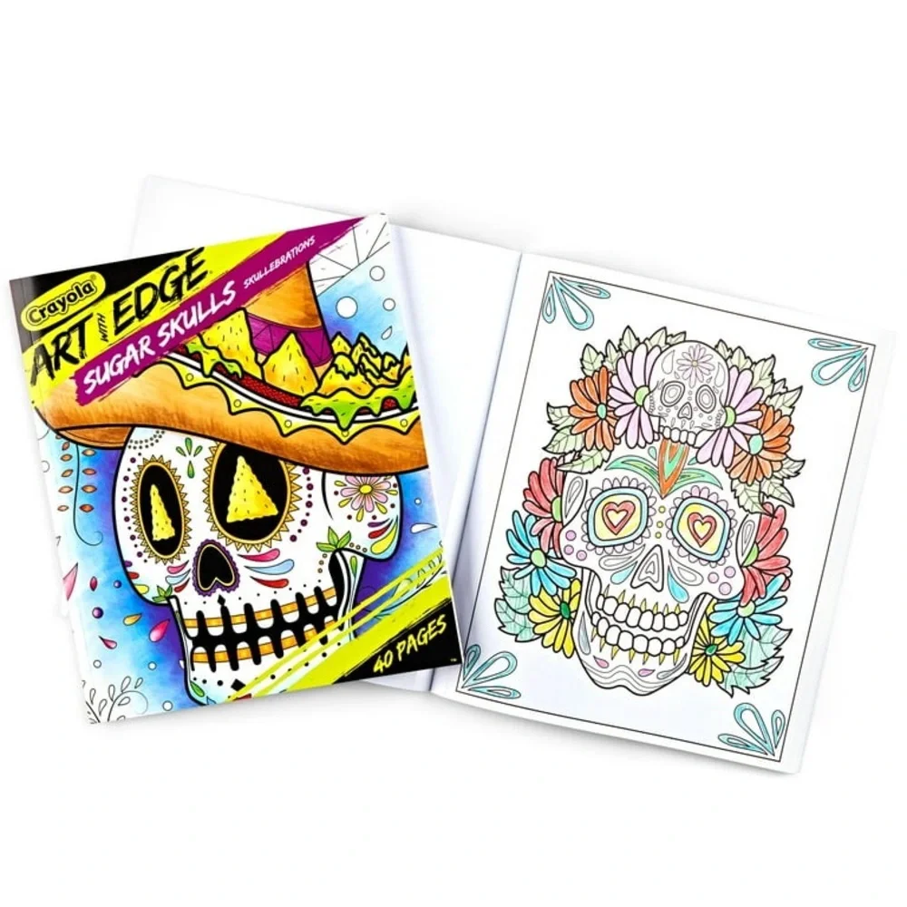 Crayola Sugar Skulls Art Coloring Book